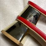 Karl Lagerfeld Red Slip On Malina Heeled Sandal Size 10.5 VGUC Photo 11