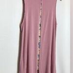 Matilda Jane Secret Garden Tunic Sleeveless Dusty Rose Split Back tank Photo 2