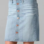 AG Adriano Goldschmied  womens Lula braided light wash denim pencil skirt Photo 0