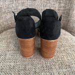 House‎ of Harlow Tanner Heeled Sandal Size 7 1/2 EUC Platform Black Photo 1