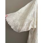 Cactus + Pearl XL Embroidered Kimono Duster Ivory Open Front Cardigan Boho Fairy Size XS Photo 6