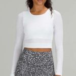 Lululemon  Athletica White Fitted Long Sleeve Bodysuit Photo 0