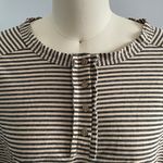 Free People Intimately Seeing Stripes Sleepwear Top- Cropped- Size XS- Top Only Photo 2