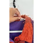 VINTAGE 80s Silver Stream COTTON Jacket Fringe artsy quirky avant Photo 3