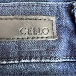 Cello  Size 7 Straight Skinny Leg Dark Blue Denim Wash Jeans with 5 Pocke… Photo 7