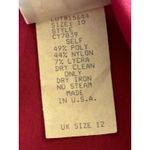 Tadashi Shoji  Collared‎ V-Neck Blouse Top Pink Size 10 NWT Photo 3