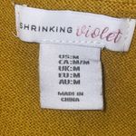 Shrinking Violet  Anthropologie mustard wool blend cowl neck tunic sweater Photo 4
