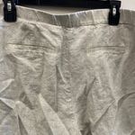 Talbots Cream 100% Linen Lagenlook minimalist Cropped Pants size 16 #734 Photo 3