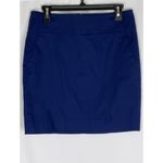 Ann Taylor Navy Blue Mini Pencil Career Casual Or Dress Skirt Size 4 Photo 0