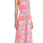 MINKPINK NEW Eastern Aztec Maxi Halter Cut-Outs Cutouts Strappy Long Sundress XS Photo 3