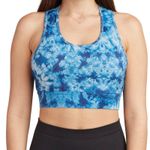 Body Glove NWT STRIKE A POSE SPORTS BRA - TIE DYE BLUE - Medium Photo 0