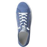 Paul Green  Blue Denim Suede Arch Support Hartley Lace Up Sneakers Size 7.5 Photo 2