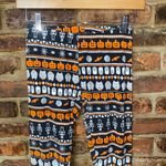 No Boundaries  Black Orange Halloween Leggings Women's Size Small Photo 1