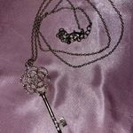 Forever 21 Gold Rose Key Long Necklace Photo 0