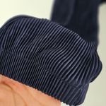 Poof! Poof Plus Size 3X Pleated Jacket Coat Light weight navy blue Satin Bomber casual Photo 2