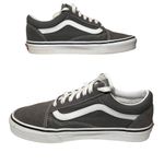 Vans Old Skool Gray Canvas Suede Sneakers Women’s 7.5 / Men’s 6 EUC Photo 7