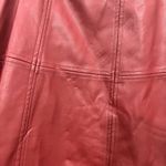 Ruby Sweet Baby Jamie Red Faux Leather Skirt Size 12 US $395 Photo 9