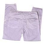 Nili Lotan women’s Jenna lilac Purple Cropped corduroy Military Pants size 6 Photo 2