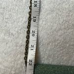 Francesca's Beaded Metal Chain Handbag Green Cotton Retro Photo 11