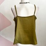 A New Day Olive Green Cami Tank Top Y2K 2000s Layering Boho 90s Vintage Medium Photo 2