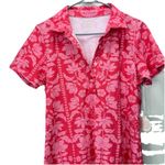 Spartina 449 NWT Joelle Polo Dress McAllister Floral Vine Pink MEDIUM Photo 7