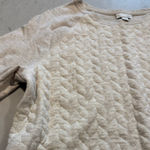 J.Jill Cream Quilted Women's Top size medium Photo 2