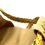 Jack Rogers  size 6.5 gold braided sandals zip rear made in dominican‎ republic Photo 6