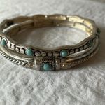Silver tone stretch bracelets Photo 6