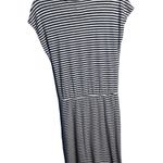 Velvet Tees velvet by Graham & Spencer Dress Navy/White Sleeveless Stripe Tie Waist Sz Small Photo 1