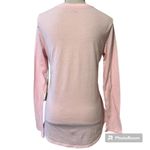 Zelos  womens size small pink long sleeve v-neck t-shirt casual wear new Photo 7