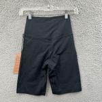 Girlfriend Collective NWT  High Rise Bike Shorts 8" Black Athletic Women's‎ XS Photo 1