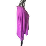 Beyond Yoga  Brushed Knit V-Neck Sweatshirt Soft Comfy Purple Xsmall oversized Photo 1