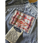 Revolt Clothing Co‎ Women's Denim Bib Overalls Size 24 Cotton Y2K 90's Punk VTG Blue Photo 3