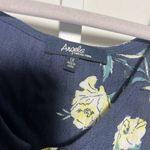 Angels Forever Young Women’s Boho Lace Floral Peasant Blouse 3/4 Sleeve Size 1X Photo 2