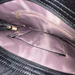 UNBRANDED BLACK CROSSBODY PURSE ADJUSTABLE BLACK WHITE GREEN SNAKESKIN … Photo 4