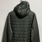 Reebok  olive green quilted full zip hooded jacket men's XL Photo 3