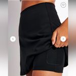 Girlfriend Collective  Size M Alice High Rise Performance Skirt Skort Black NWT Photo 6