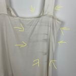 Reformation Nina Ruched Bodysuit in White Large Photo 8