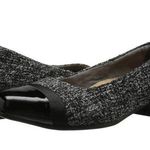Clarks  Women's Black & White Tweed Buiness office Flats Photo 0