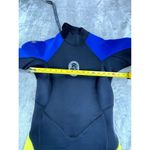 O'Neill 3000Xme Wetsuit Women's 14 Black Blue Nylon Stretch Pad Knee Back Zip Photo 5