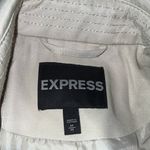 EXPRESS NWOT double breasted cream trench coat size medium Photo 6