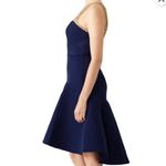 MARCHESA NOTTE Navy Golden Arch Silk Blend Dress Size 4 Blue Photo 11