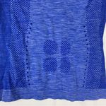 Sweaty Betty  size medium Vibrant Blue Seamless Top athletic swiftly Photo 7