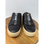 Frye Lena Black Leather Zipper Mule Sneakers Slip On Shoes Size 6M Photo 1