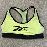 Reebok Les Mills Lux Neon Black Sports Bra Athletic Racer‎ Sz XS Photo 3