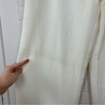 Natori NWT N White Cream Textured Wide Leg Pants Size XL FLAW Photo 6