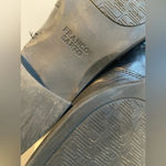 Franco Sarto Black Leather Cecily Riding Boots with Silver Buckle Size 7.5 Photo 8