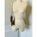 Vince Camuto  Leather Envelope Shoulder Bag Clutch Tan Black Gold Chain Photo 3