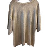 Ivanka Trump Women's Gold Shimmer Pullover Sweater XL Photo 14