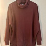 Aerie  Deep Burgundy Cowl Neck Oversized Sweater Size S | Cozy Winter Pullover Photo 0